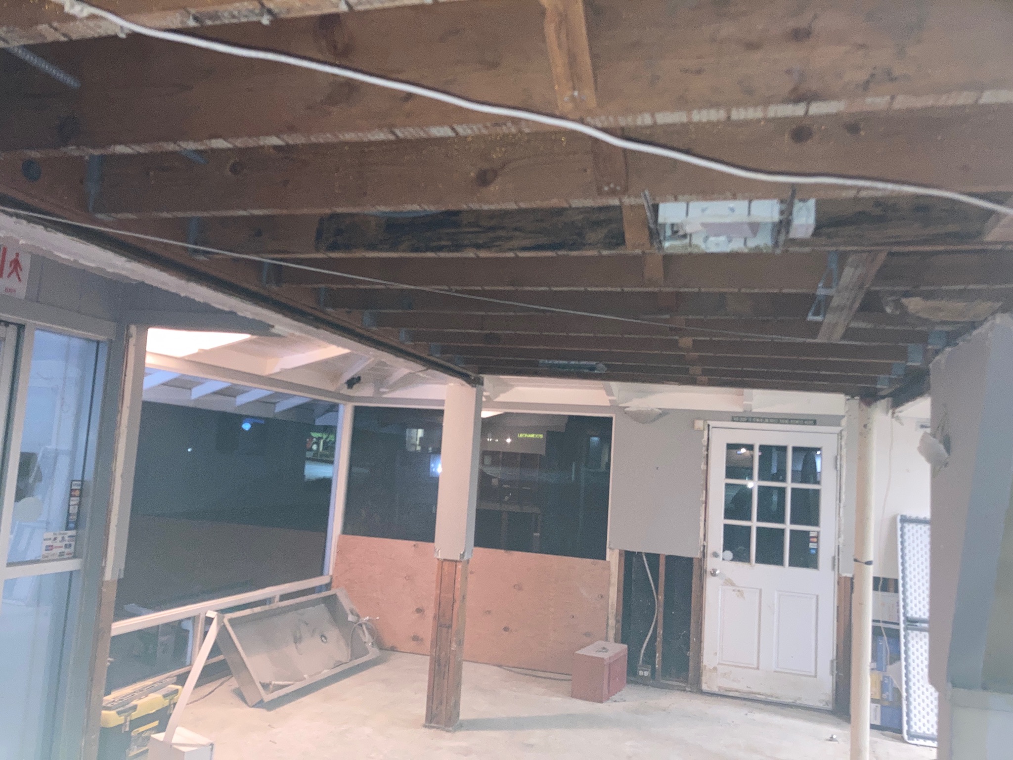 A room under renovation